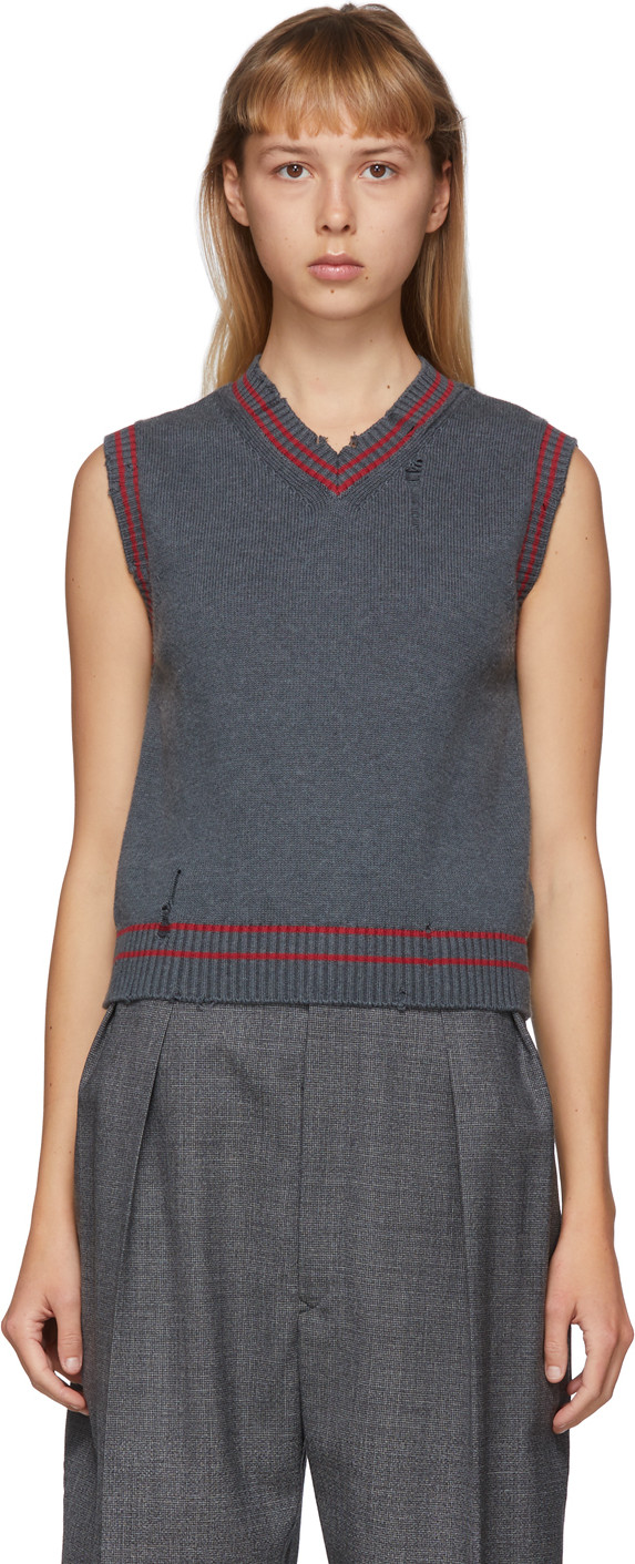 Maison Margiela Grey Gauge 7 Vest