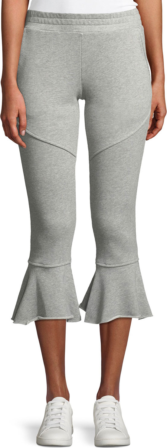 Generation Love Veronica Cropped Flare-Leg Sweatpants