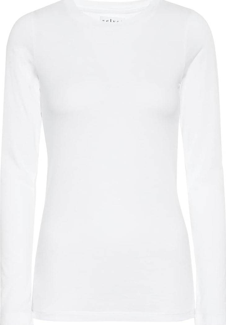 Velvet By Graham & Spencer Zofina cotton-blend top