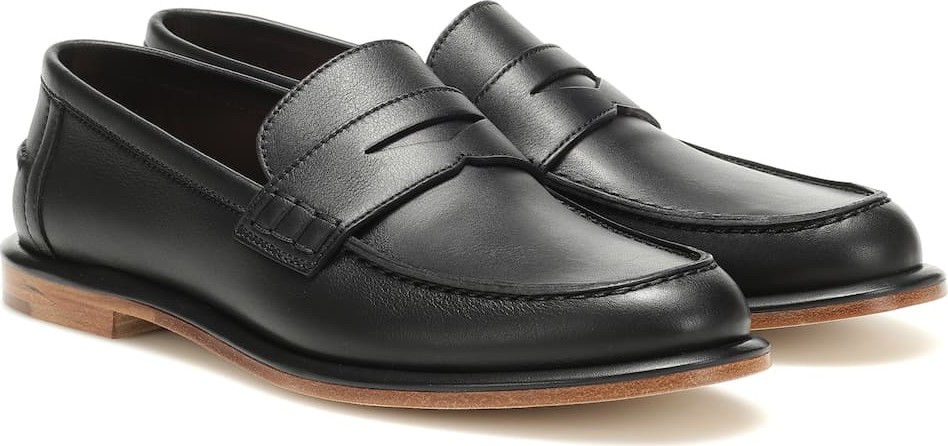 LOEWE Leather loafers