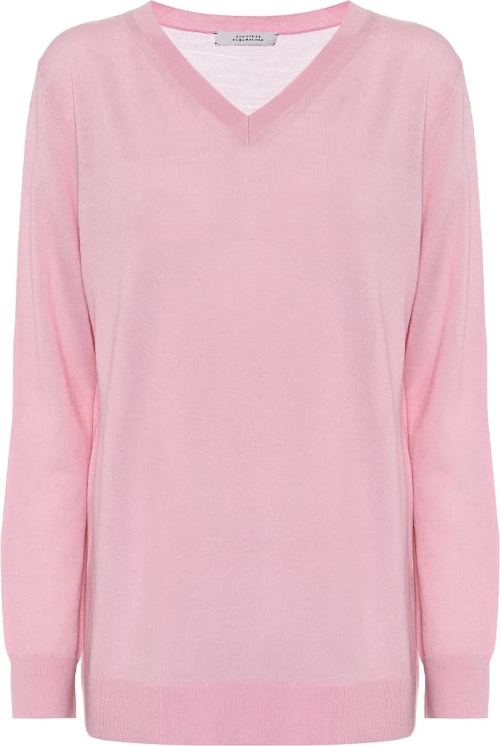 Dorothee Schumacher V-neck wool sweater