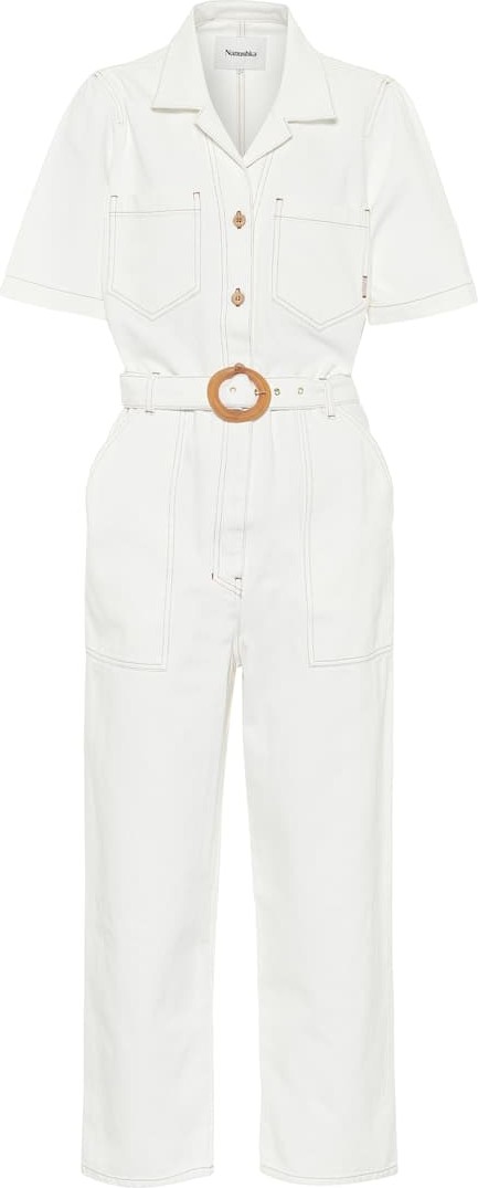 Nanushka Arlo denim jumpsuit
