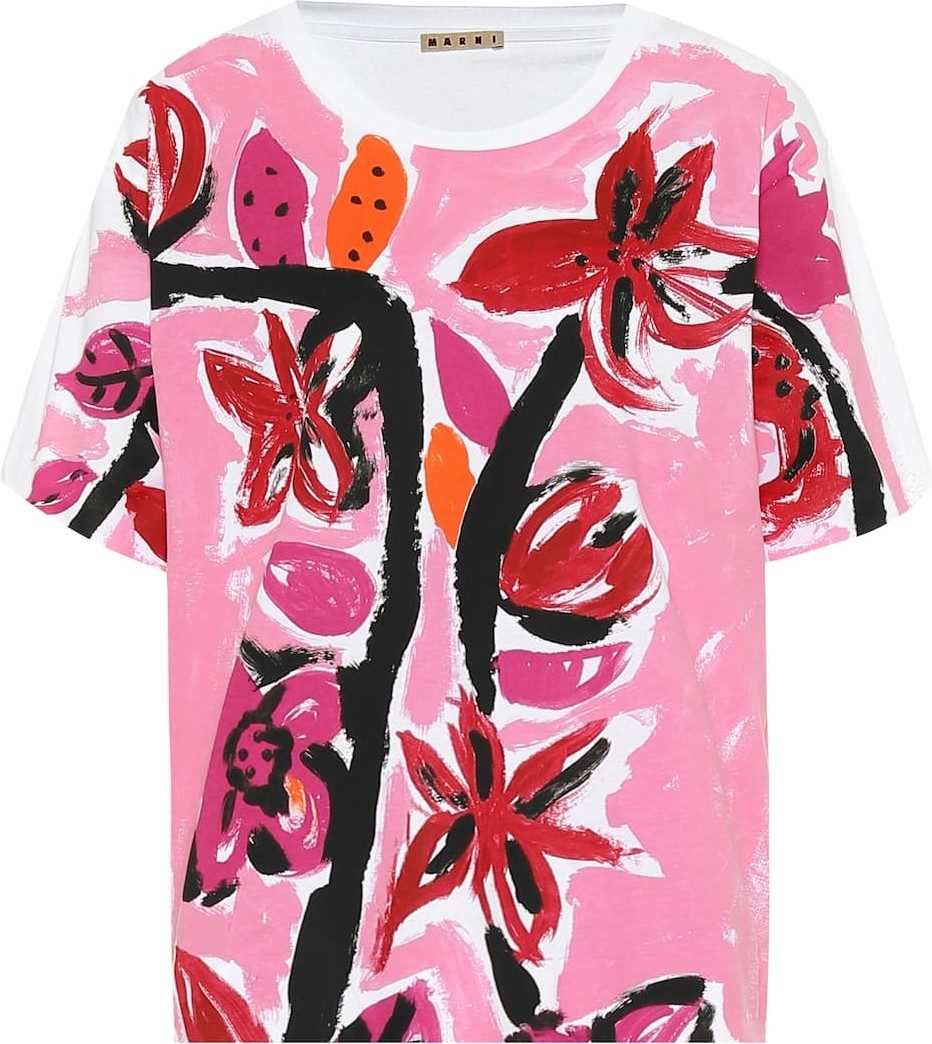 Marni Floral cotton top