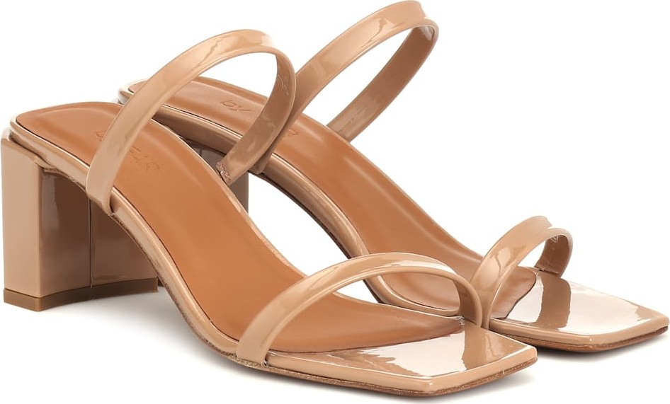By Far Tanya patent leather sandals