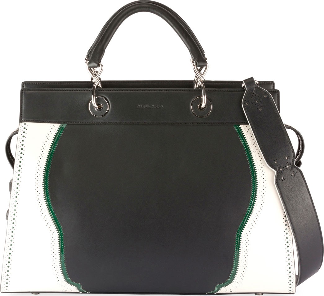 Altuzarra Large Shadow Leather Tote Bag