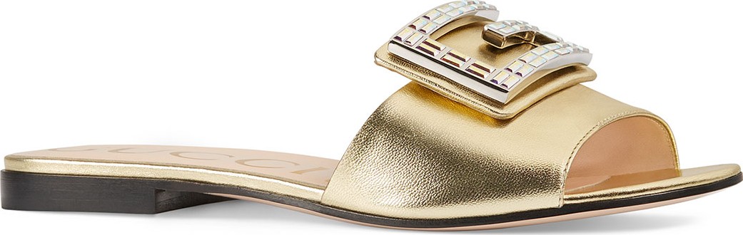 Gucci Madelyn Napa Silk Sandals