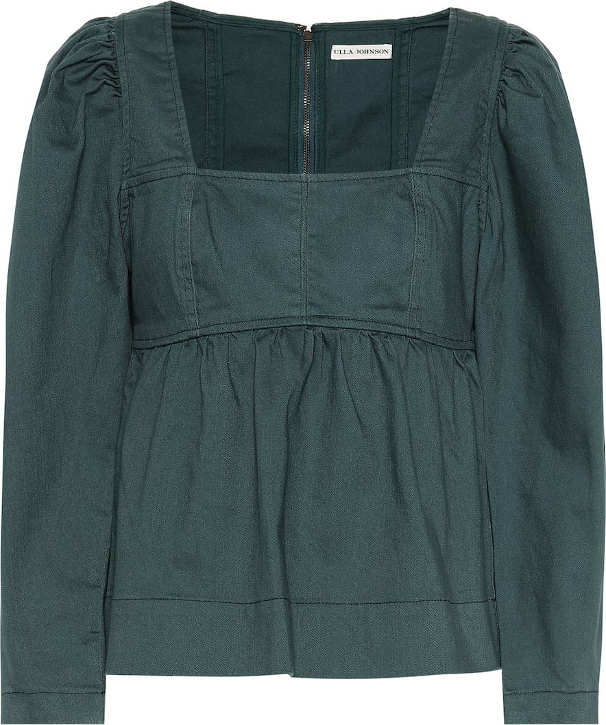 Ulla Johnson Malie denim blouse