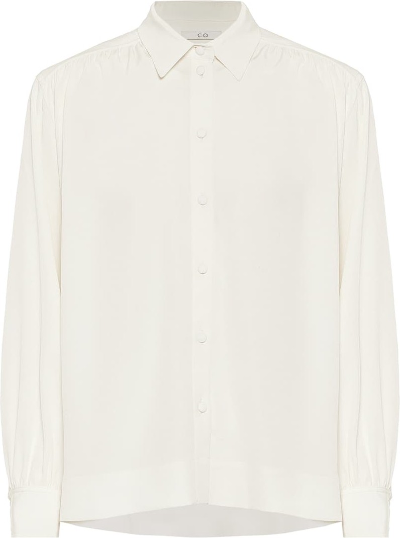 Co Stretch-crêpe blouse