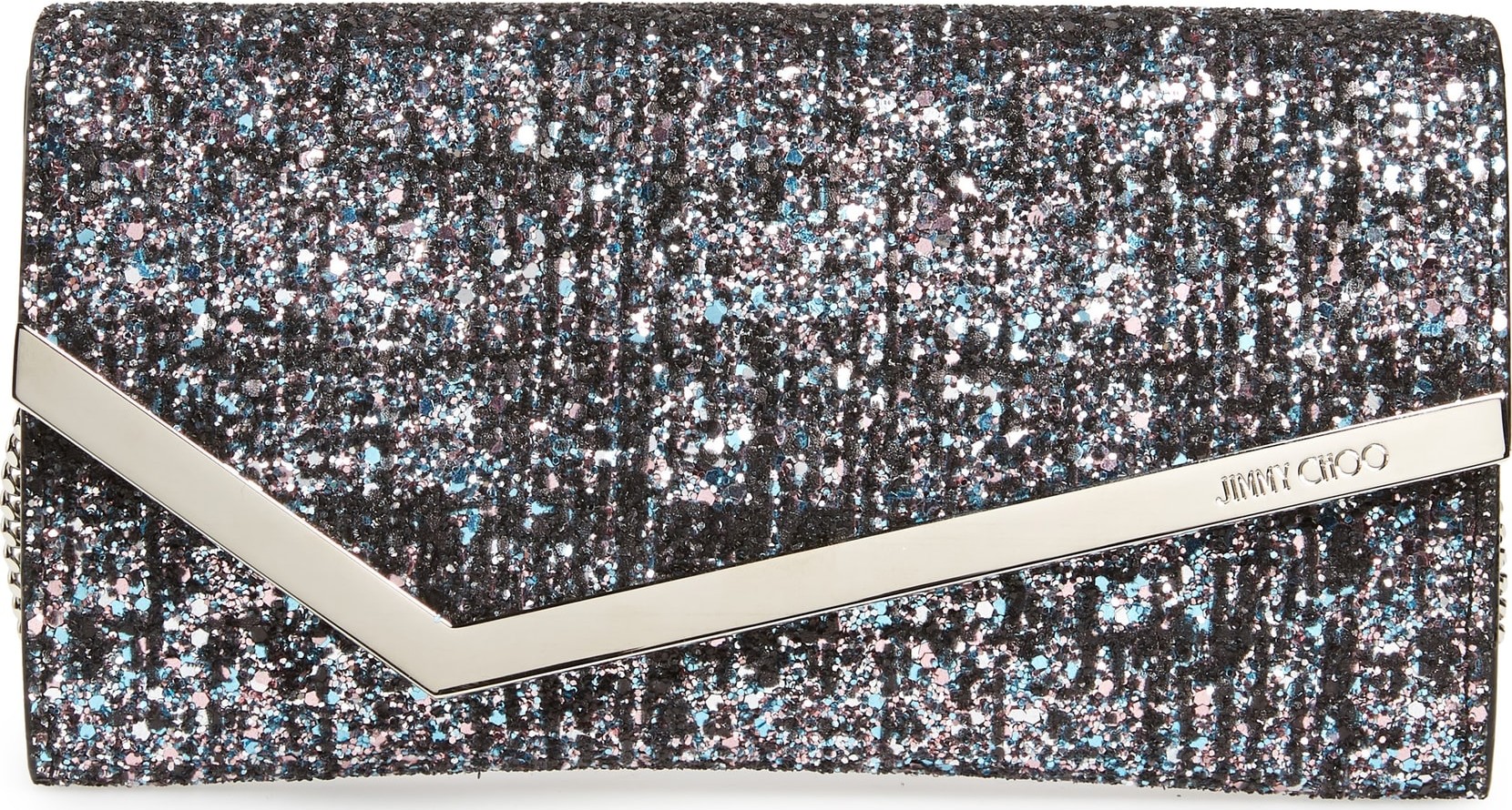 Jimmy Choo Emmie Glitter Clutch