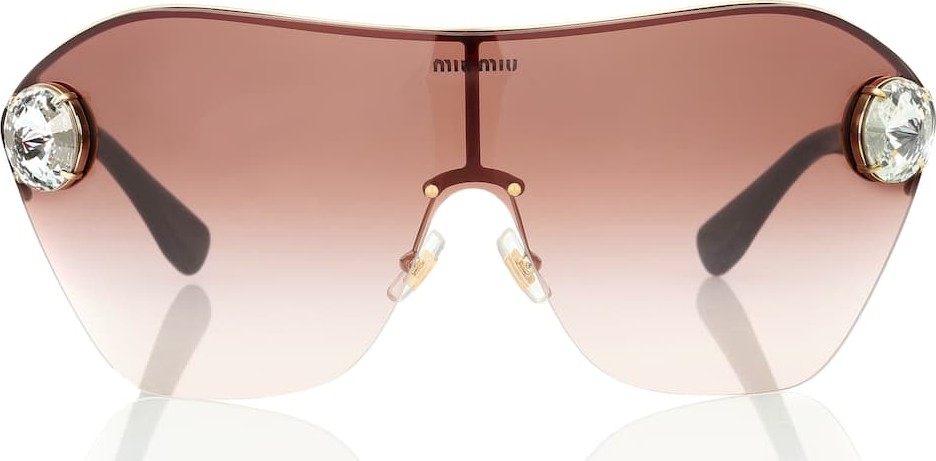 Miu Miu Enchant embellished sunglasses