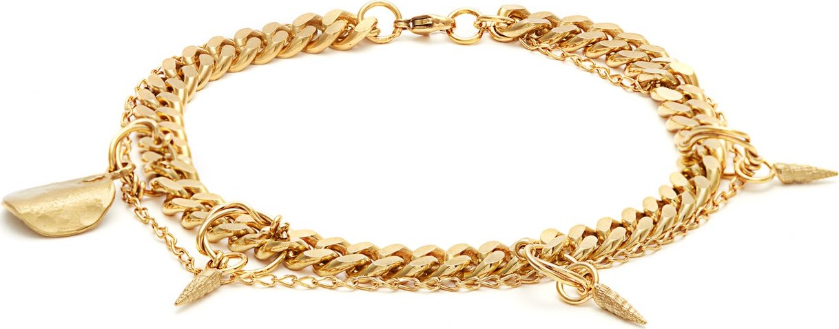 Orit Elhanati Wilma gold-plated charm anklet