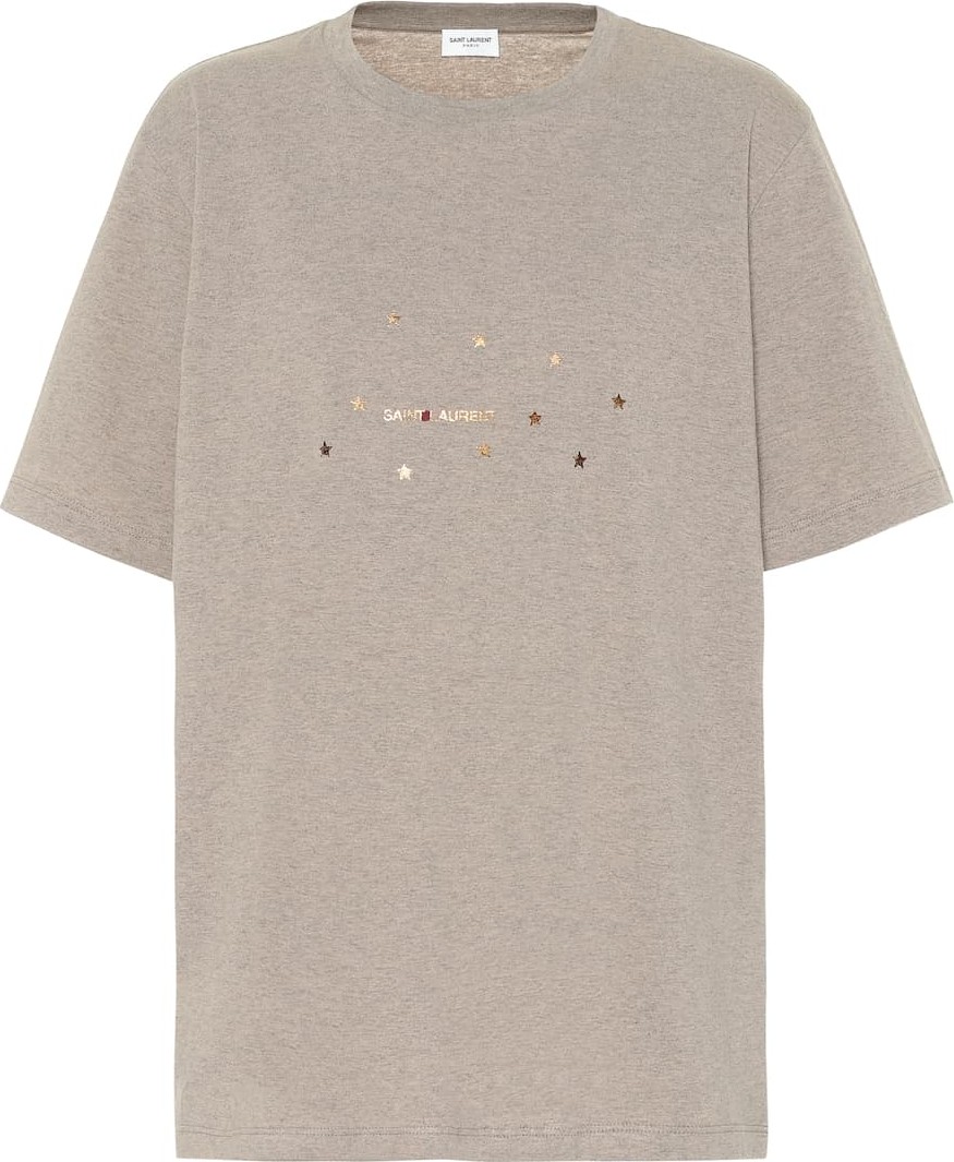 Saint Laurent Logo cotton T-shirt
