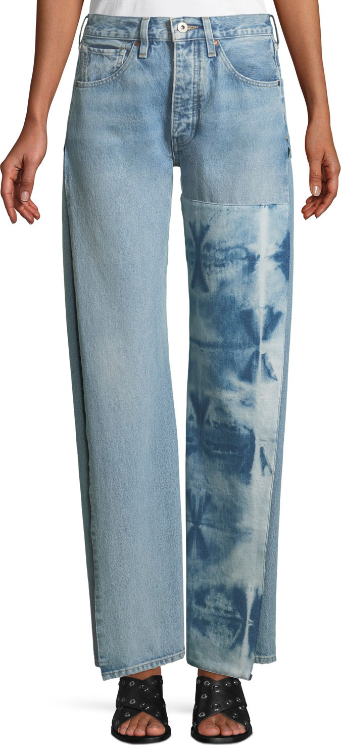 LEVI’S Arrow Split-Seam Straight-Leg Jeans