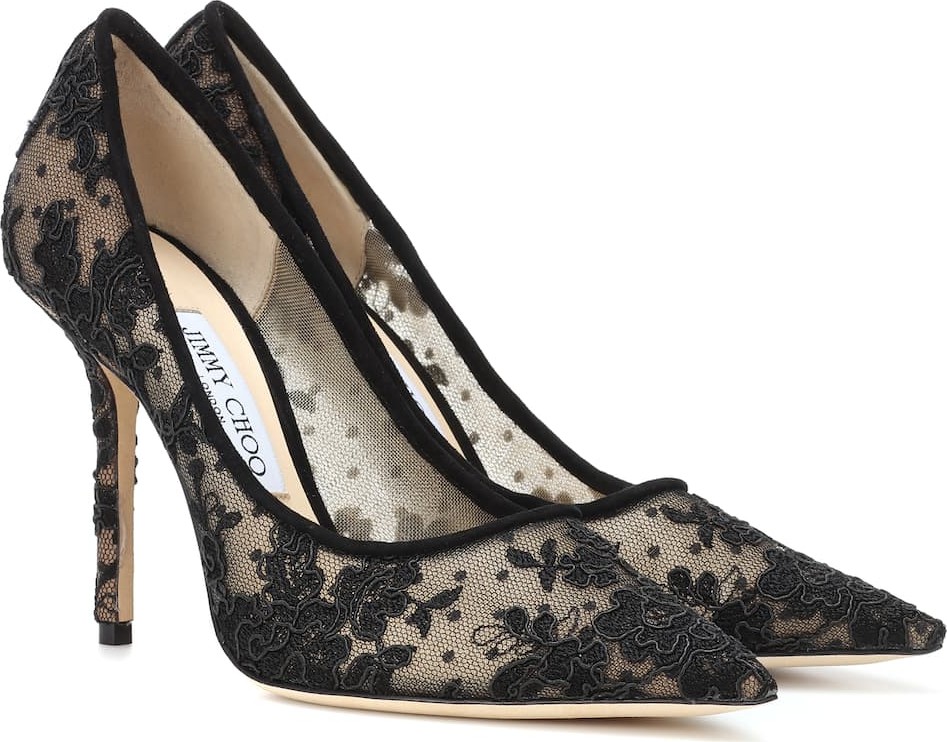 Jimmy Choo Love 100 lace pumps