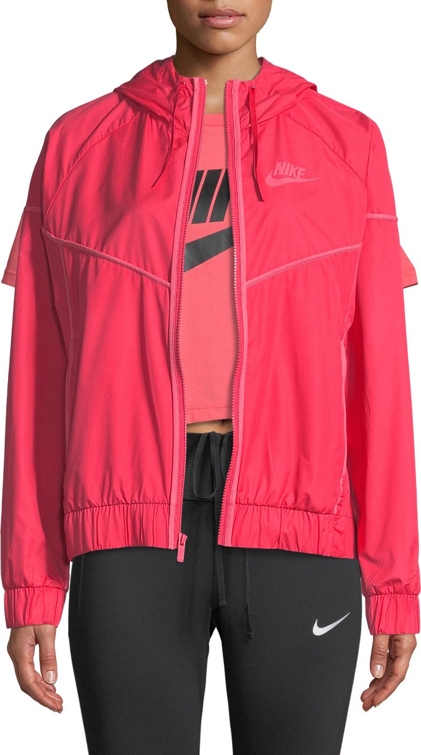 Nike Windrunner Hooded Zip-Front Track Jacket Nike Windrunner Hooded Zip-Front Track Jacket