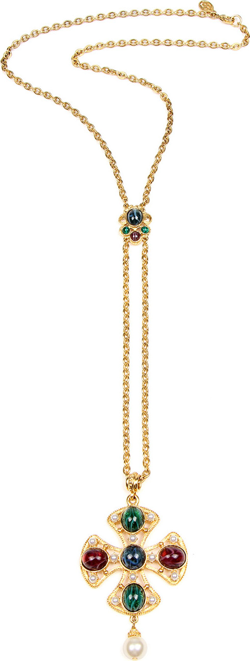 Ben-Amun Double Pendant Necklace