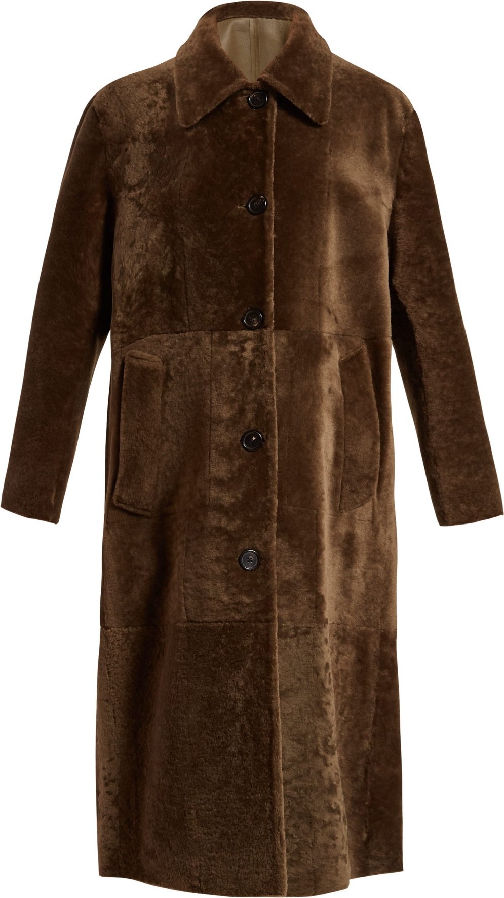 Bottega Veneta Reversible long shearling coat