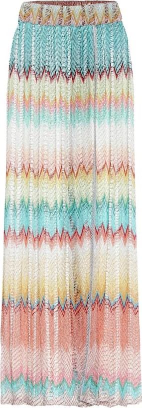 Missoni Crochet knit maxi skirt