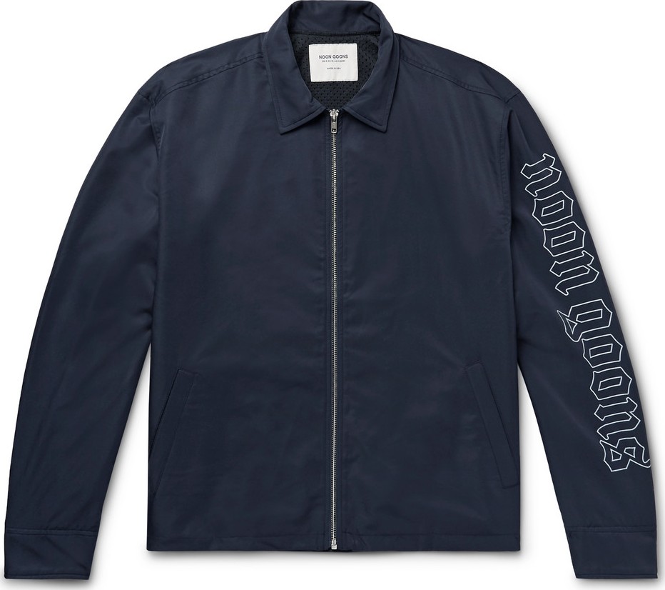 Noon Goons Logo-Print Shell Jacket