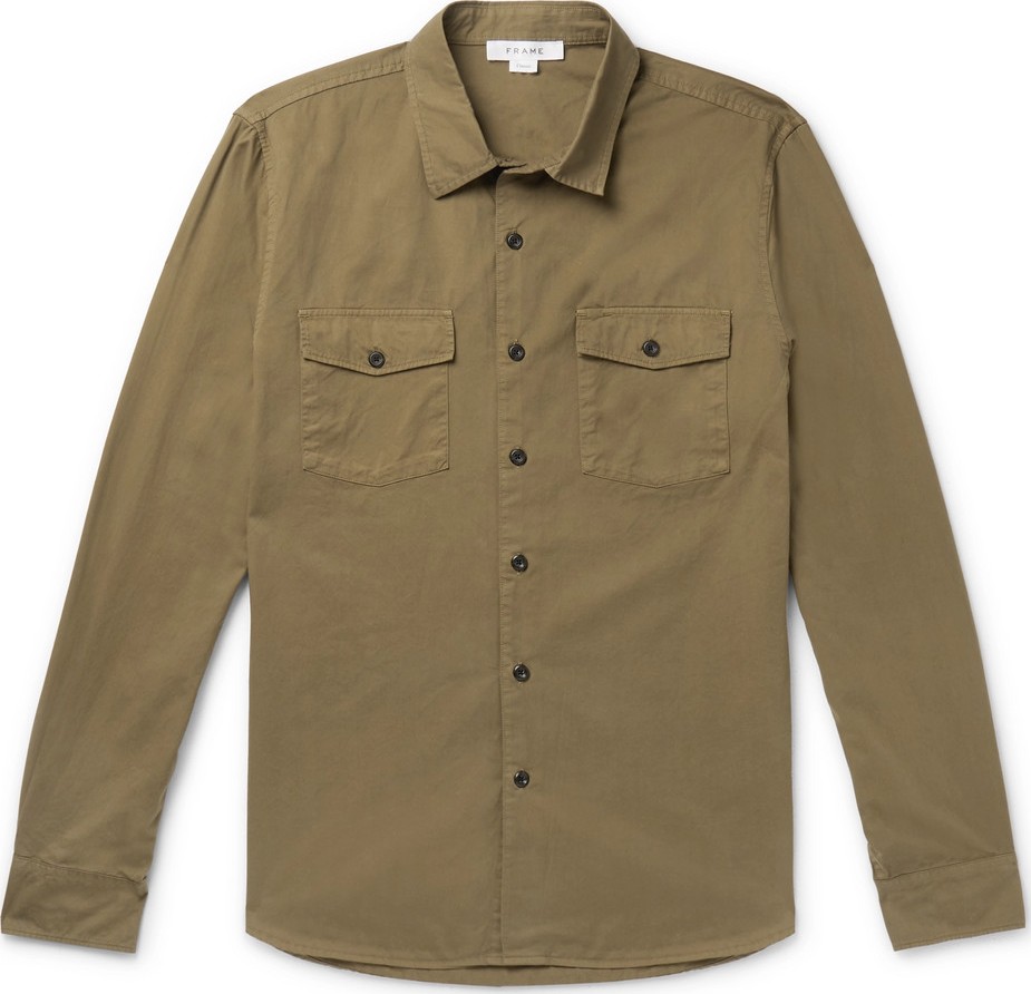 FRAME DENIM Cotton-Twill Shirt