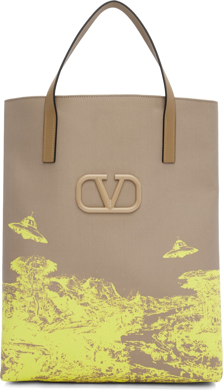 Valentino Beige Valentino Garavani Undercover Edition UFO Tote