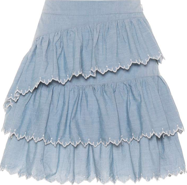 Ulla Johnson Ella embroidered cotton skirt