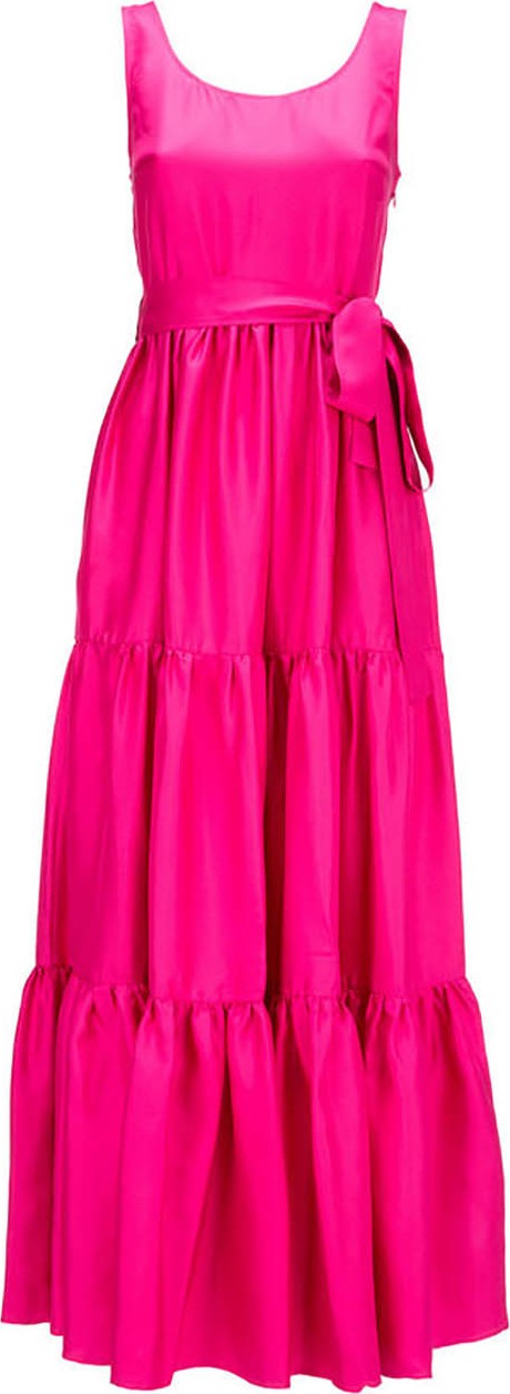 La Double J Dinner at the pelicano silk maxi dress