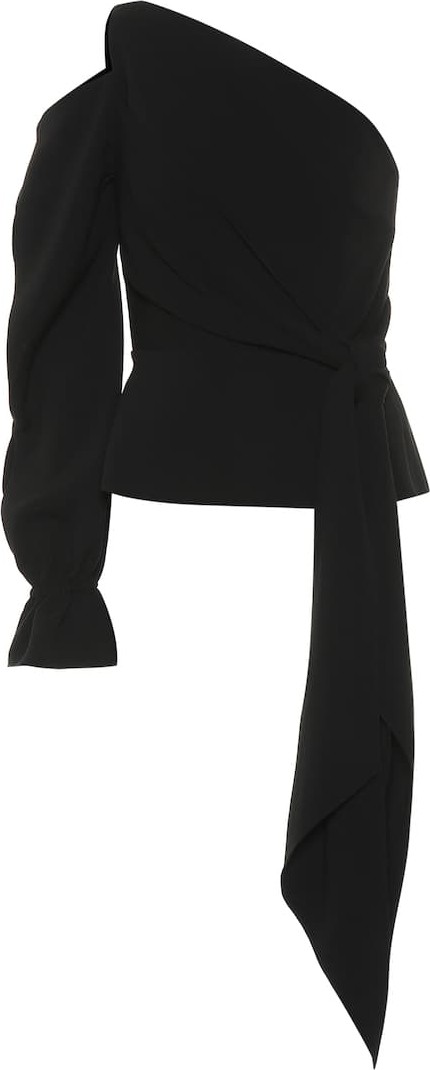 Roland Mouret Vero one-shoulder blouse