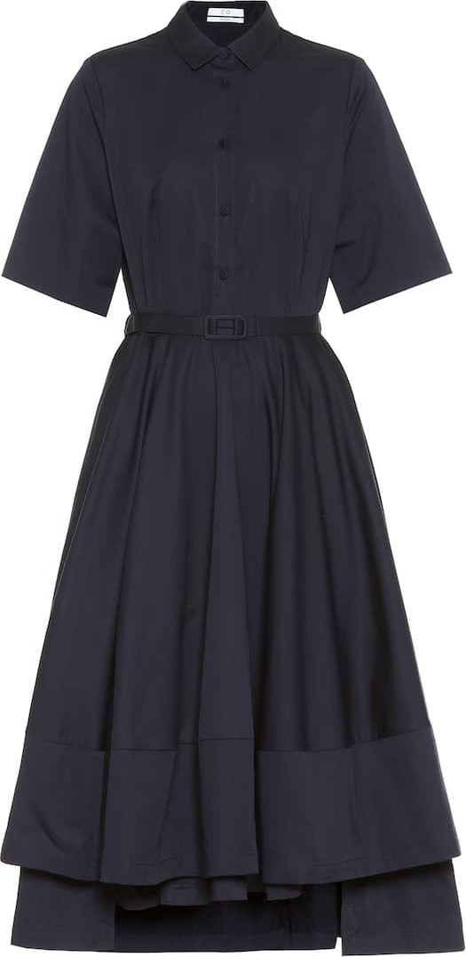 Co Cotton-sateen shirt dress
