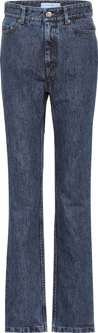 Matthew Adams Dolan High-rise straight jeans