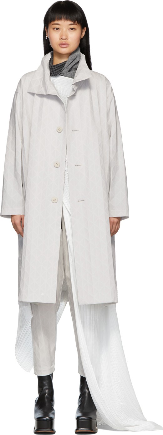 Issey Miyake Grey Blink Coat