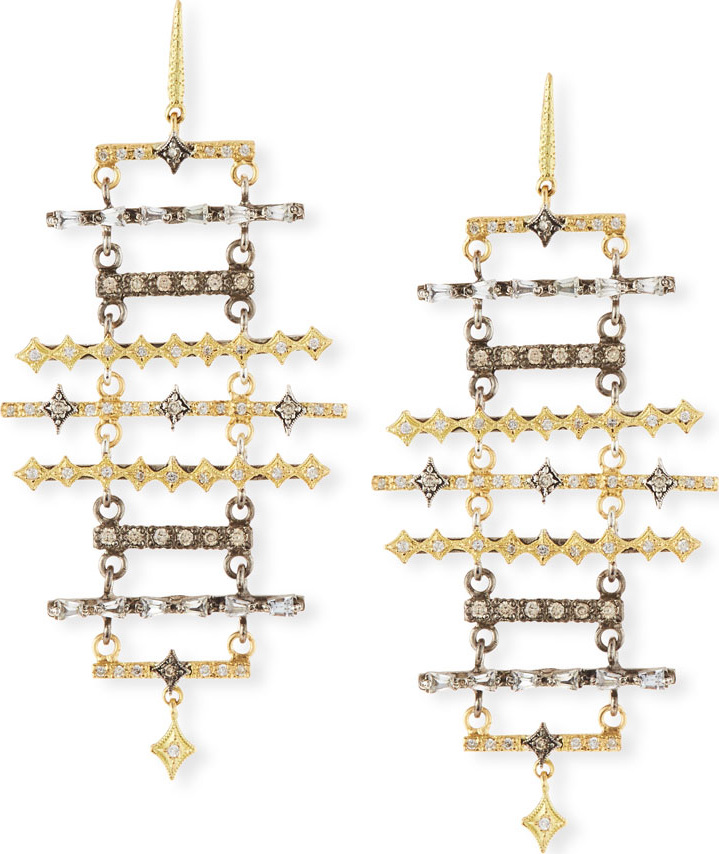 Armenta Old World Multi-Bar Chandelier Earrings