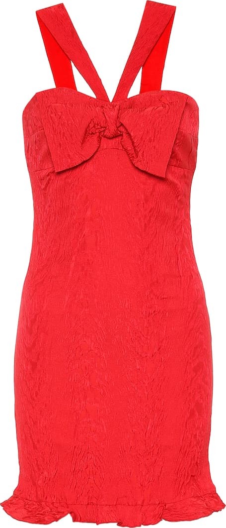 Alexachung Cloqué minidress