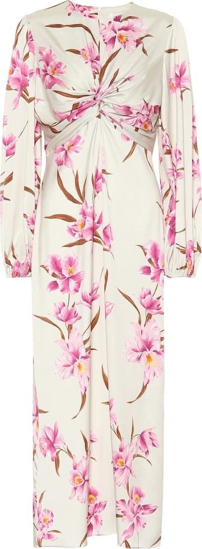 Zimmermann Floral stretch silk dress