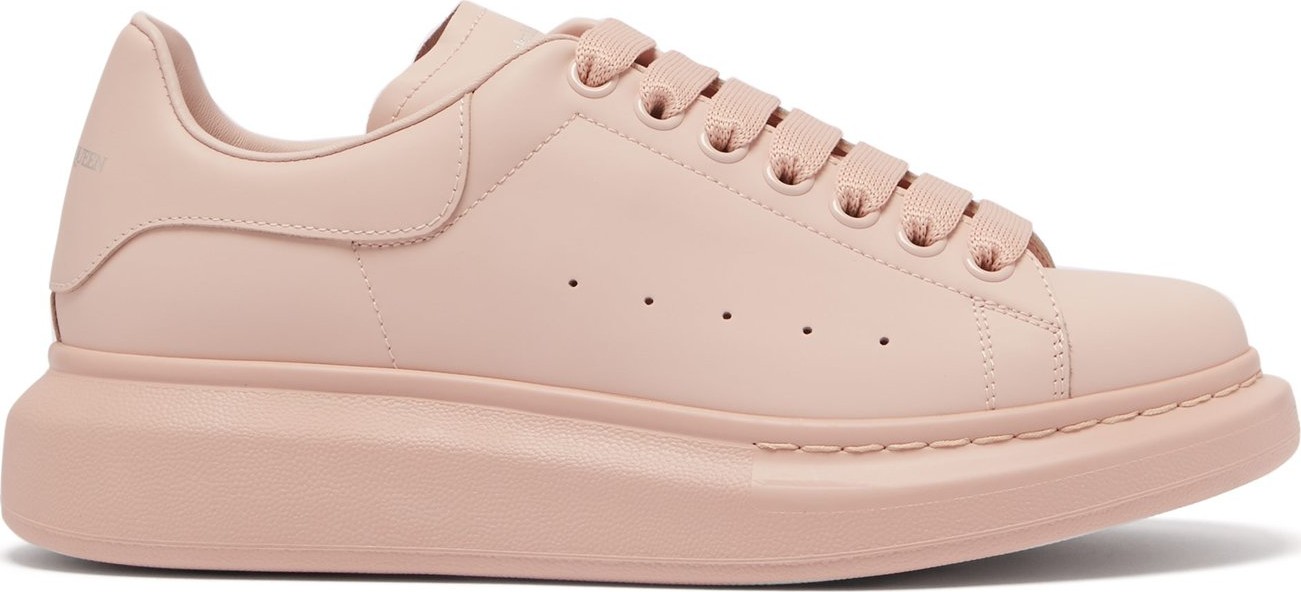 Alexander McQueen Raised-sole low-top leather trainers