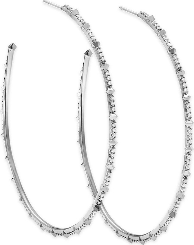 Kendra Scott Nia 14k Gold Diamond Hoop Earrings