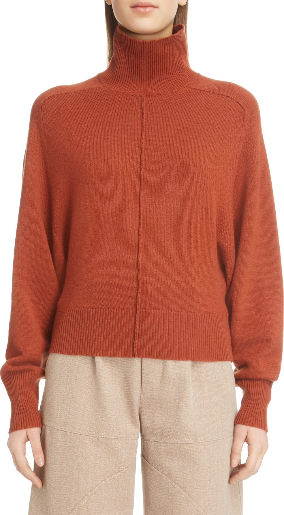 Chloe Exposed Seam Cashmere Sweater