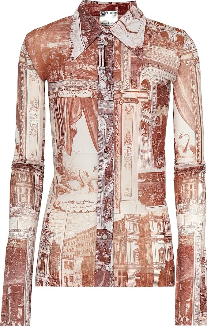 Acne Studios Printed nylon shirt