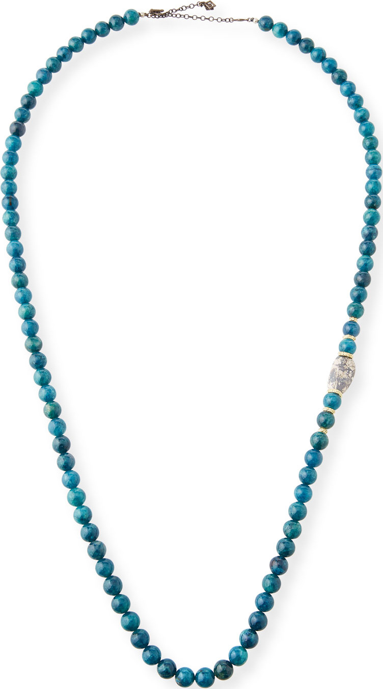 Armenta Old World Apatite & Boulder Opal Bead Necklace