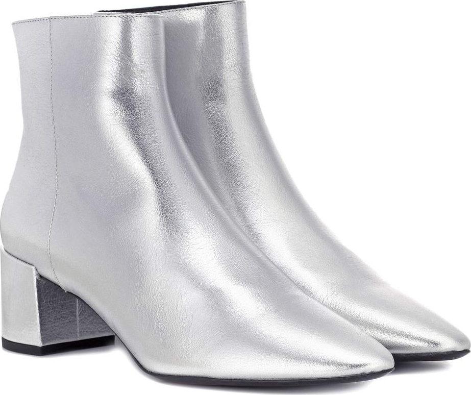 Saint Laurent Loulou 50 leather ankle boots