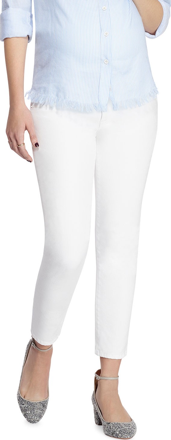 DL1961 Florence Crop Mid-Rise Maternity Jeans