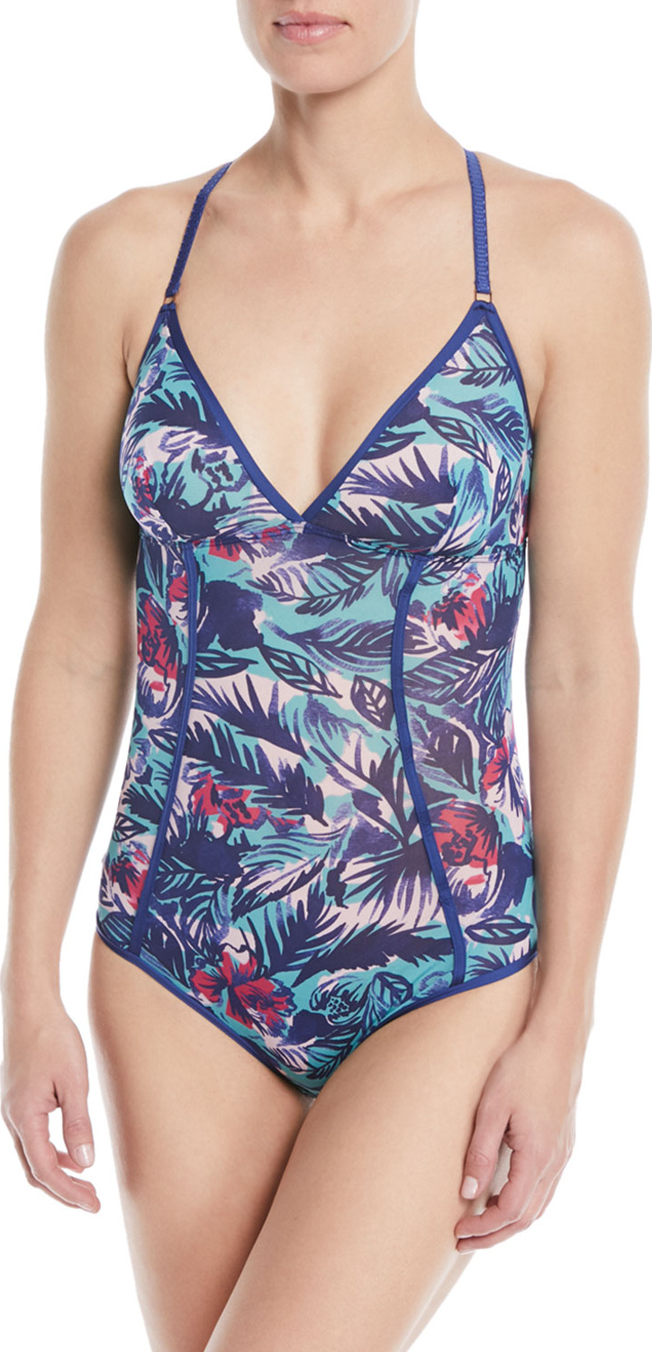 Cosabella Verona Floral-Print Bodysuit
