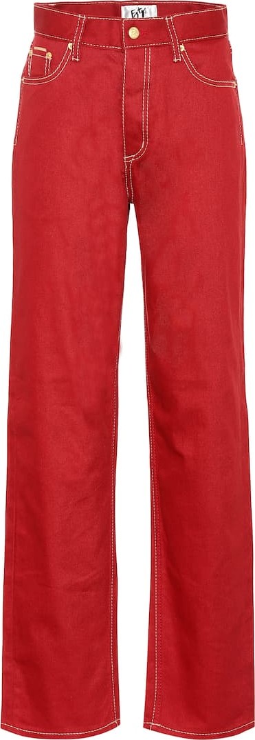 Eytys Benz Twill high-rise wide-leg jeans