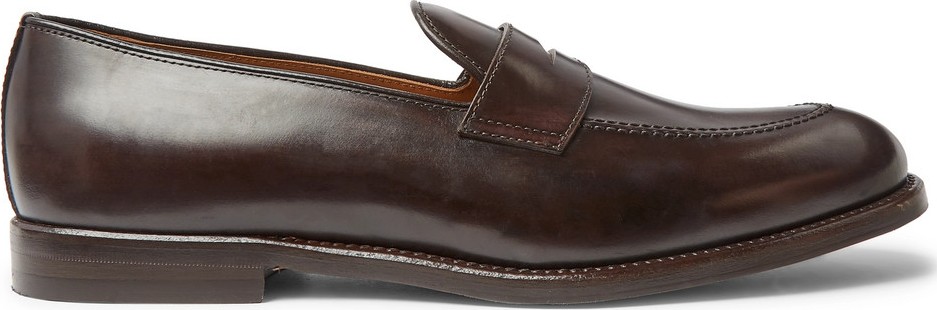 Brunello Cucinelli Leather Penny Loafers