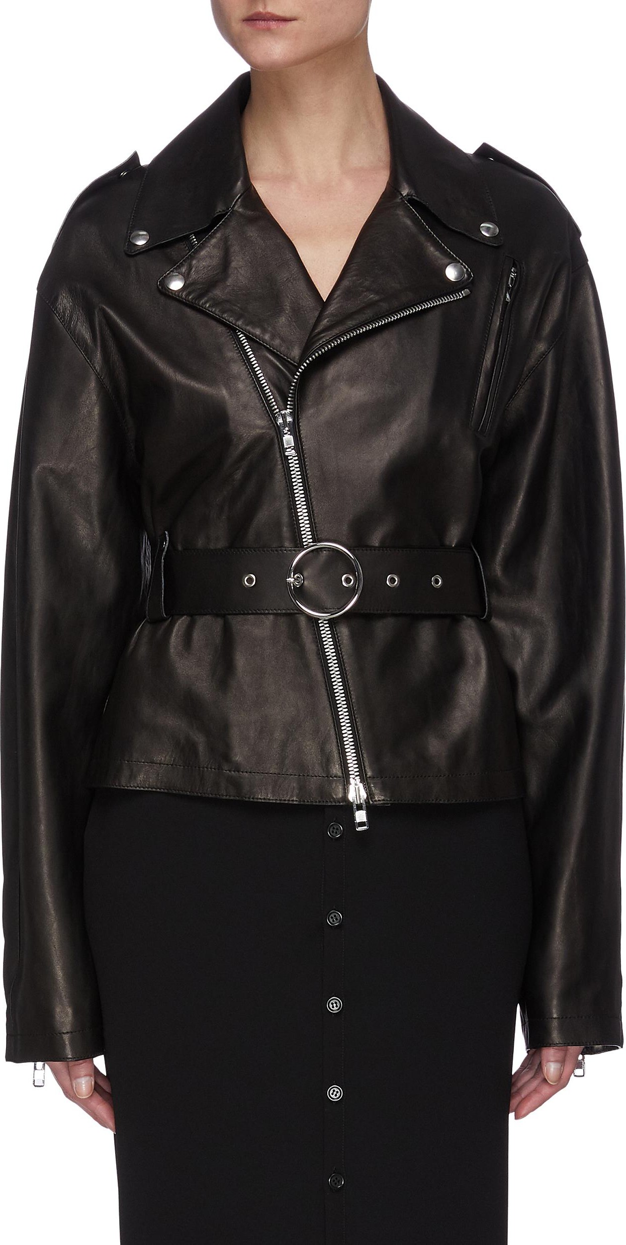Maison Margiela Leather Biker Jacket
