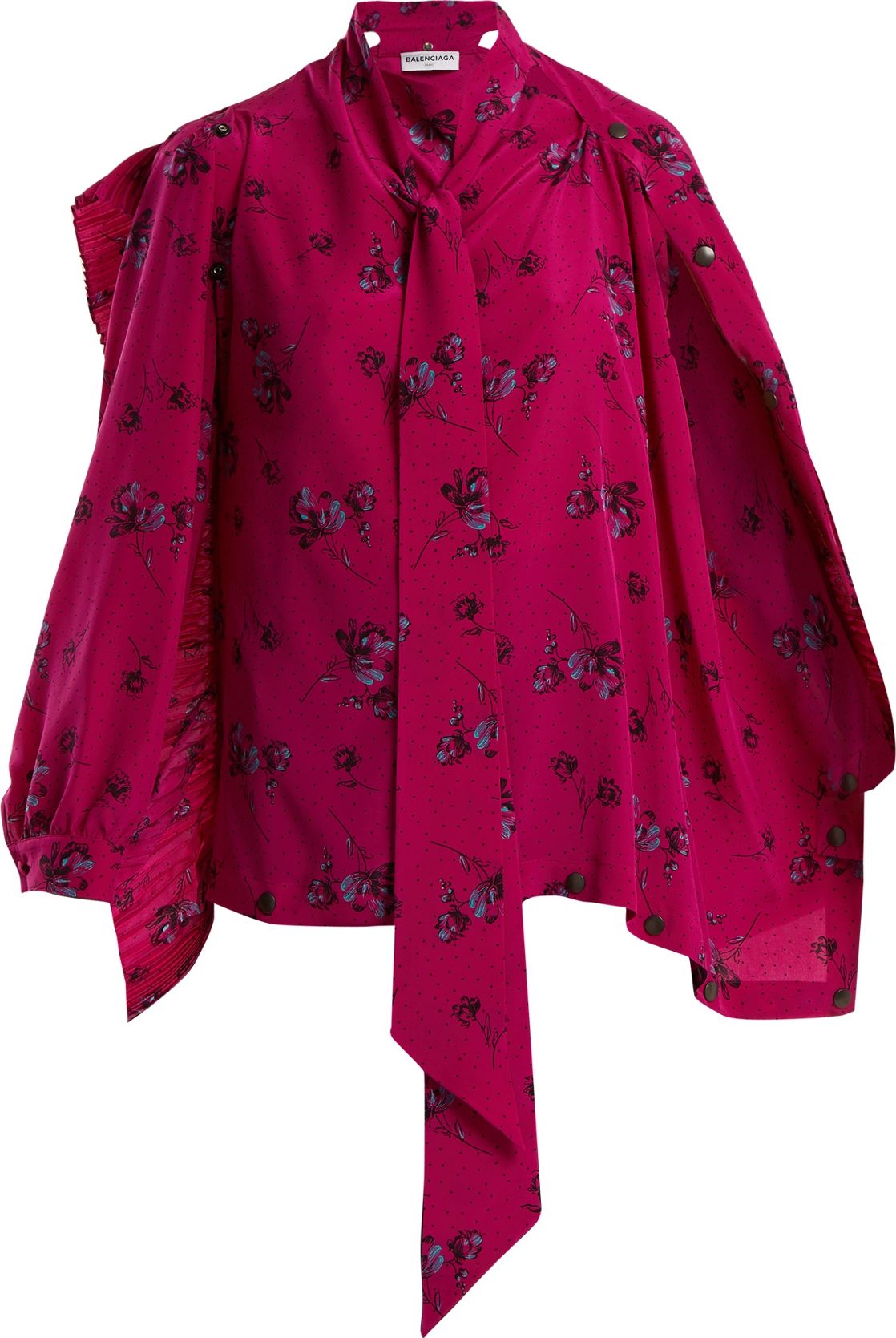 Balenciaga Multi Snaps blouse