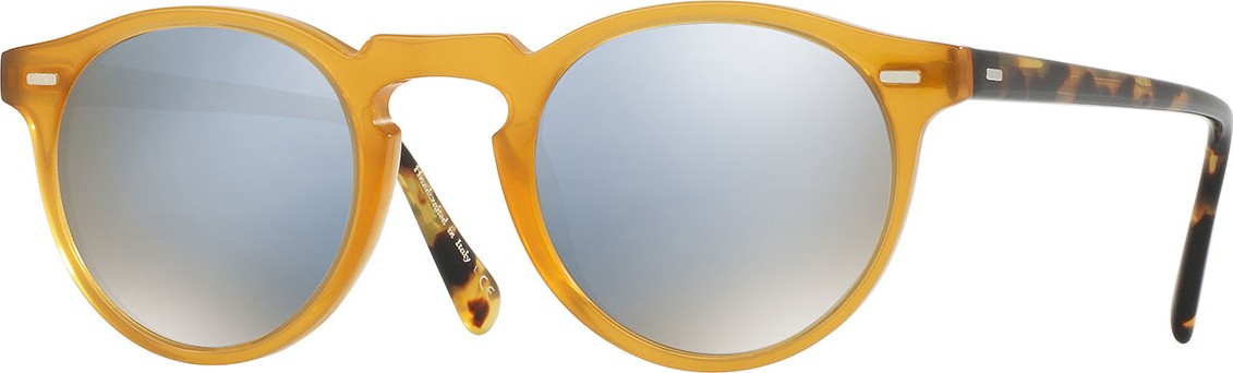 Oliver Peoples Gregory Peck 47 Limited Edition Mirrored Sunglasses, Multicolor