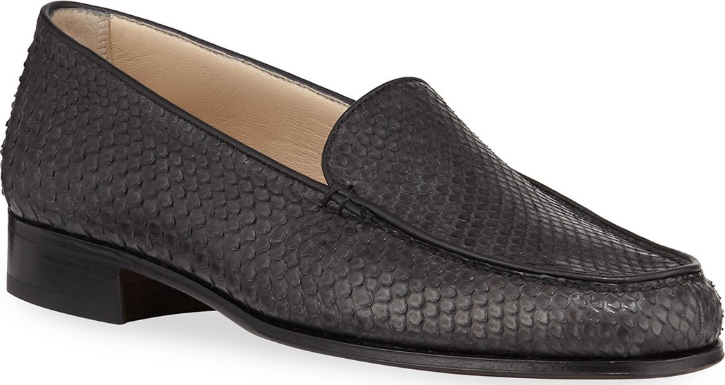 Gravati Python Moccasin Loafers