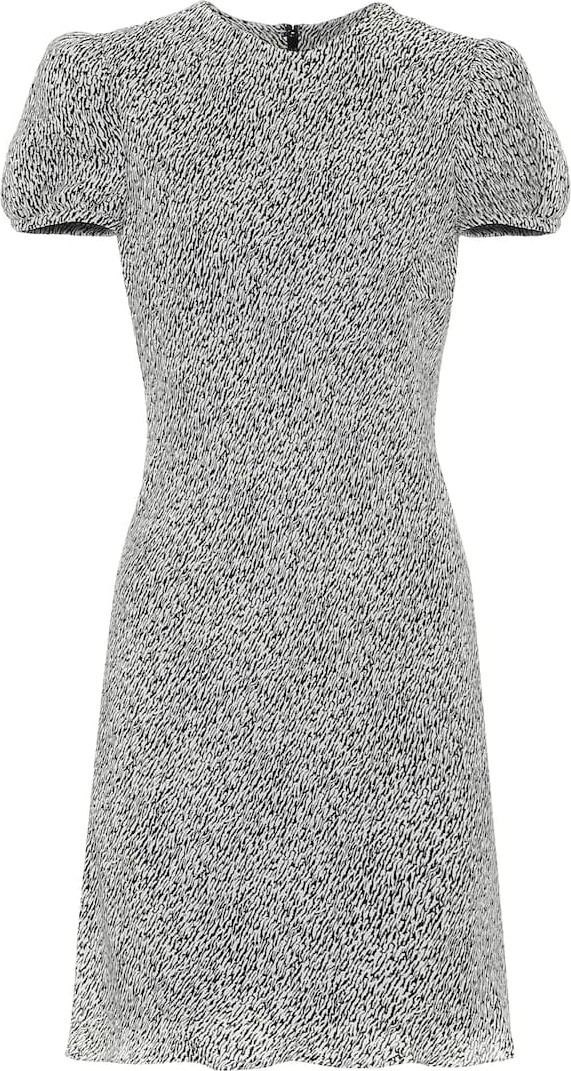 Saint Laurent Printed crêpe dress
