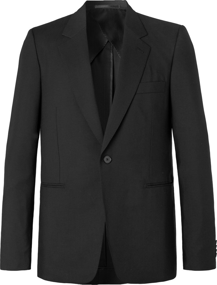 THE ROW Black Michel Slim-Fit Cashmere Blazer